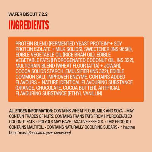 SuperYou: Choco Orange Protein Wafer Bars  Pack of 10