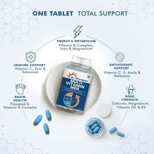 Dr. Morepen: Multivitamins For Men With Omega 3 & Herbs - 60 Tablets