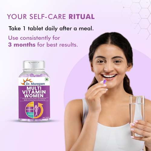 Dr. Morepen: Multivitamins For Women - Energy & Immunity Booster - 60 Tablets
