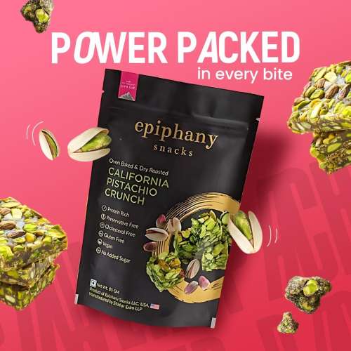 Epiphany: California Pistachio Crunch   77gm Epiphany: California Pistachio Crunch   77gm