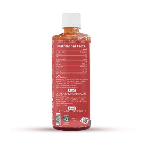 Dr. Morepen: Apple Cider Vinegar With 2x Mother Raw & Unfiltered - Buy 1 Get 1 Free Vinegar - (2 x 0.5 L)