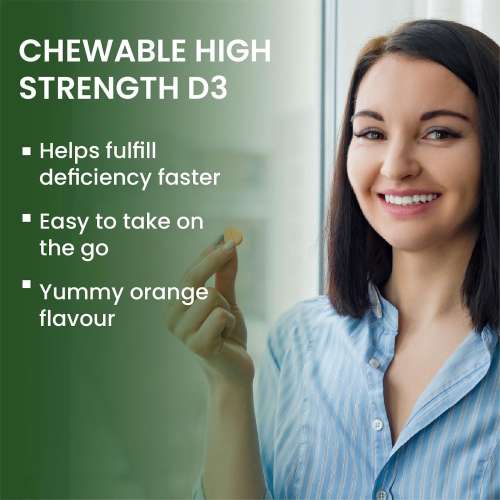 Vlado's Himalayan Organics: Vlado's Himalayan Organics Vitamin D3 60000 IU Tablets | Cholecalciferol I Vitamin D3 60k Supplement | Vitamin D 60000 iu Tablets | Cholecalciferol Supplement 60000iu for men & women | Orange Flavour - 40 Tablets