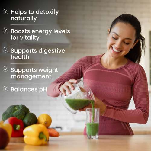 Vlado's Himalayan Organics:  100% Natural Organic Wheatgrass Powder | USDA Certified I Wheat Grass Powder | Organic Wheatgrass Juice | Ayurvedic Support For Natural Detox | Immunity Booster | Herbal Supplement - 100g