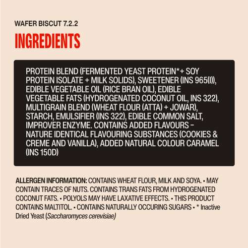 SuperYou: Cookies & Cream Protein Wafer Bars  Pack of 10