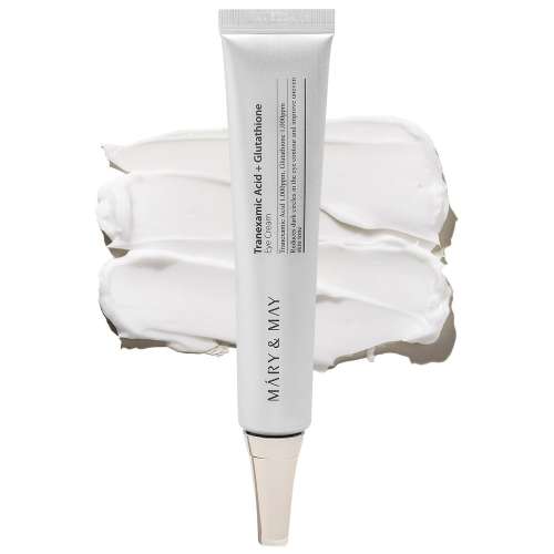 Mary&May: Tranexamic Acid + Glutathione Eye Cream | Dark Circle Care | Brightening | Anti-Aging | Hydrating | 30g