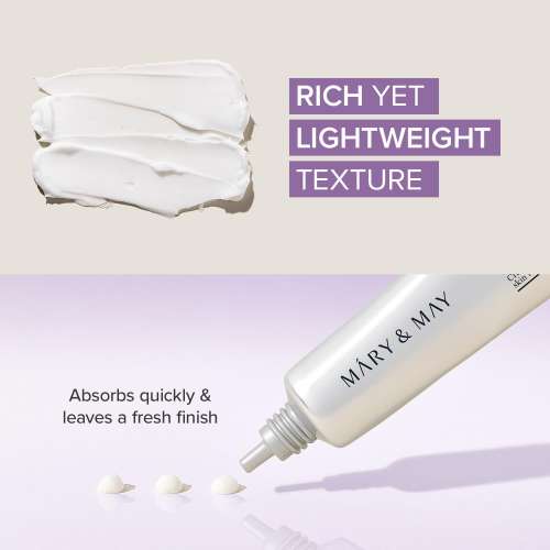 Mary&May: Tranexamic Acid + Glutathione Eye Cream | Dark Circle Care | Brightening | Anti-Aging | Hydrating | 30g