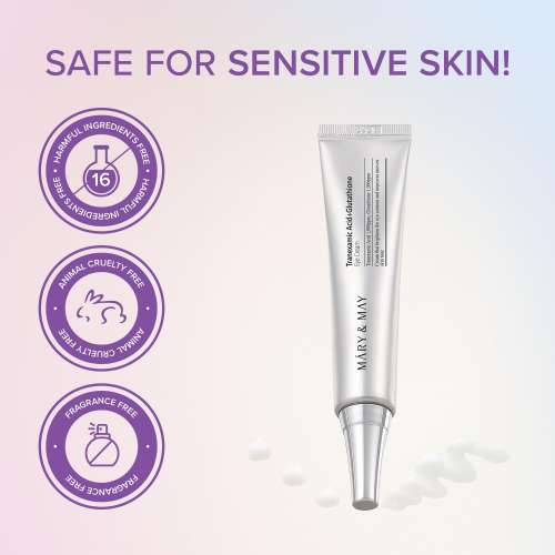 Mary&May: Tranexamic Acid + Glutathione Eye Cream | Dark Circle Care | Brightening | Anti-Aging | Hydrating | 30g