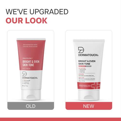 Dermatouch: Daily Glow Bright & Even Skin Tone Face Wash - 30gm