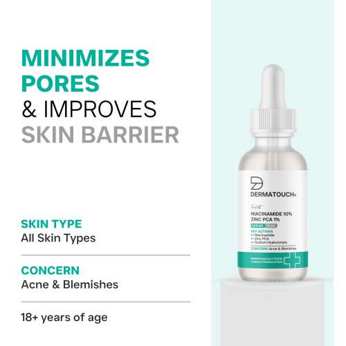 Dermatouch: 10% Niacinamide Serum for Acne & Blemishes 30ML