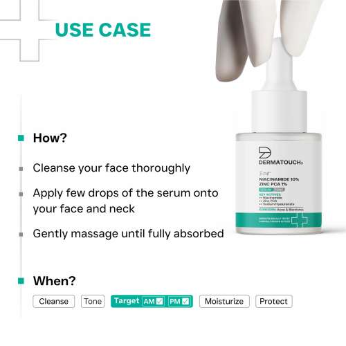 Dermatouch: 10% Niacinamide Serum for Acne & Blemishes 20ML