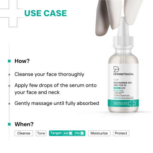 Dermatouch: 10% Niacinamide Serum for Acne & Blemishes 30ML