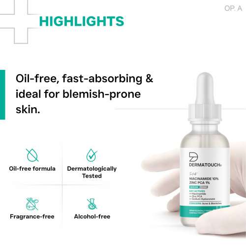 Dermatouch: 10% Niacinamide Serum for Acne & Blemishes 30ML