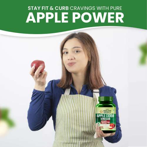 Vlado's Himalayan Organics: Apple Cider Vinegar Supplement for Body Detoxification & Supports Digestive Health - 90 Veg Capsules