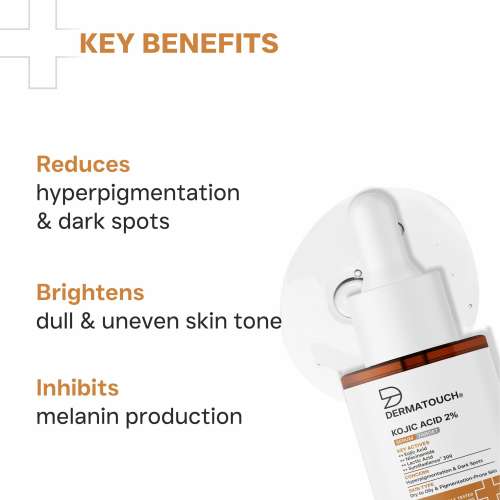 Dermatouch: Dermatouch Kojic Acid 2% Face Serum For- Hyperpigmentaion & Dark Spots For Dry To Oily & Pigmentation-Prone Skin- 20ml