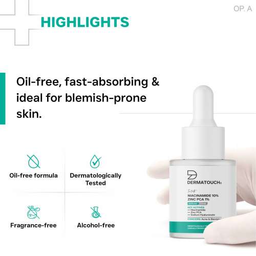 Dermatouch: 10% Niacinamide Serum for Acne & Blemishes 20ML