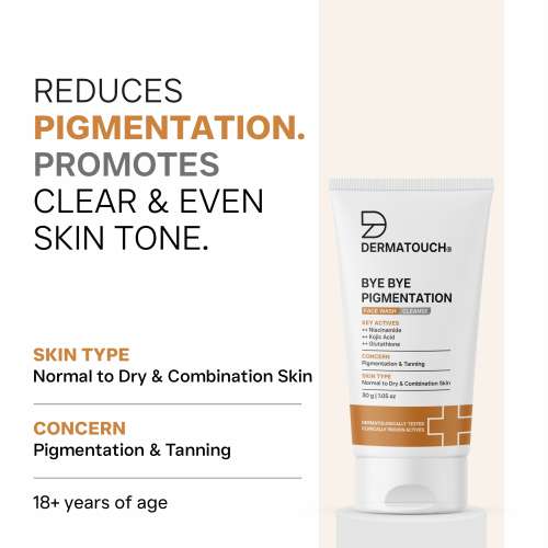Dermatouch: Dermatouch Bye Bye Pigmentation Face Wash - 30gm  Pack Of 2