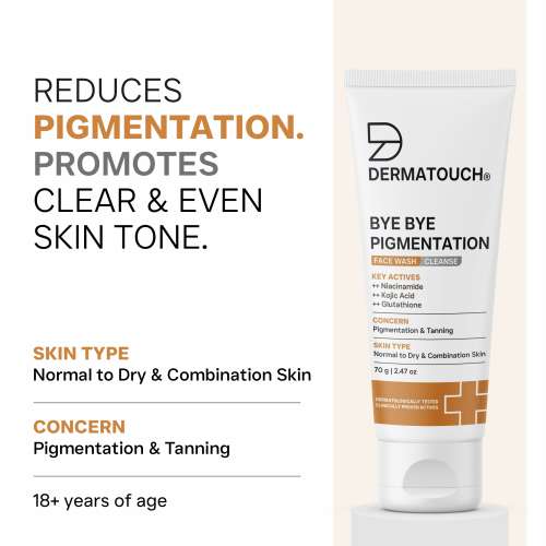 Dermatouch: Bye Bye Pigmentation Face Wash - 70gm