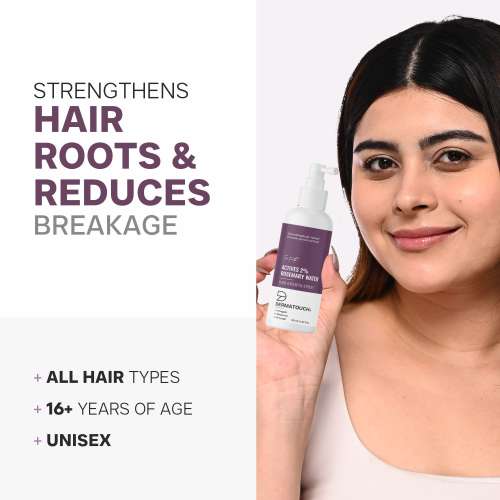 Dermatouch: DERMATOUCH Rosemary Water Spray For Hair Growth | Advance 2% Actives Rosemary, Redensyl, Anagain + Procapil Hair Spray Mist for Hair Fall Control, Stimulates Hair Growth, Adds Shine , Strengthens Hair | 50ml