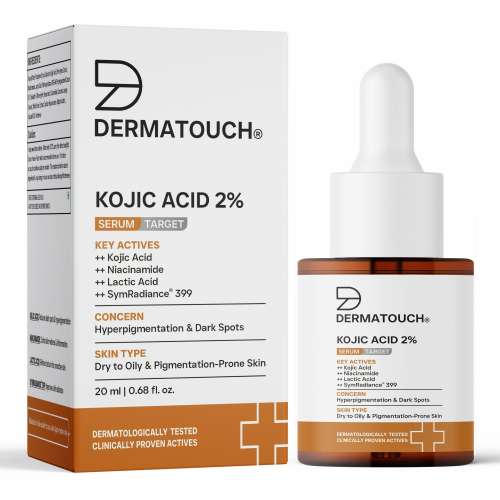 Dermatouch: Dermatouch Kojic Acid 2% Face Serum For- Hyperpigmentaion & Dark Spots For Dry To Oily & Pigmentation-Prone Skin- 20ml