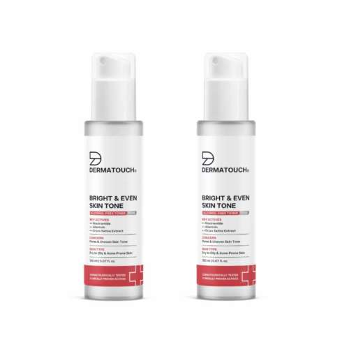 Dermatouch: Dermatouch Bright & Even Skin Tone Alcohol Free Toner With 3% Niacinamide  Face Toner For Dullness, Dehydration & Open Pores / Suitable For All Skin Types 150ml  Pack Of 2