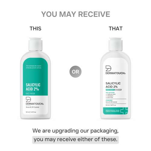 Dermatouch: Dermatouch Salicylic Acid 2% Face Wash - 50ml  Pack Of 2