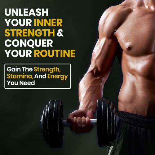 Vlado's Himalayan Organics: Vlado's Himalayan Organics Testosterone Booster | Supports Muscle & Energy Boost | With Vitamin D3, Magnesium, Zinc, Tribulus, Ashwagandha & Safed Musli | 90 Veg Tabs