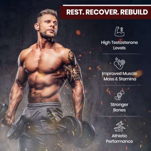 Vlado's Himalayan Organics: ZMA (Zinc, Magnesium Aspartate) Sports Recovery Supplement - 120 Veg Tablets