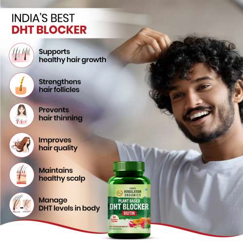 Vlado's Himalayan Organics: Plant Based DHT Blocker | Nettle Extract | 60 Veg Capsules