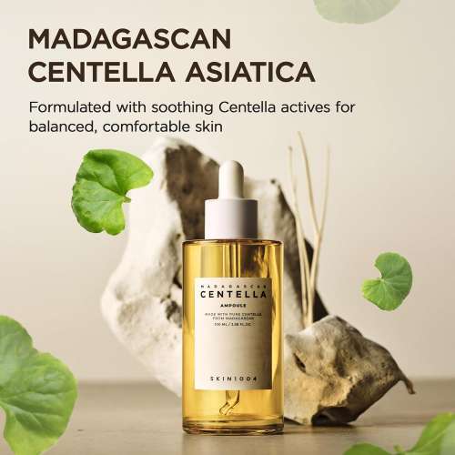 SKIN1004: Madagascar Centella Ampoule  | Calming Care | Sensitive Skin | Hydrating | Glow Boost | 100ml
