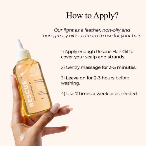 DR. SU: Dr. Su Rescue Hair Nourishing oil  50ml