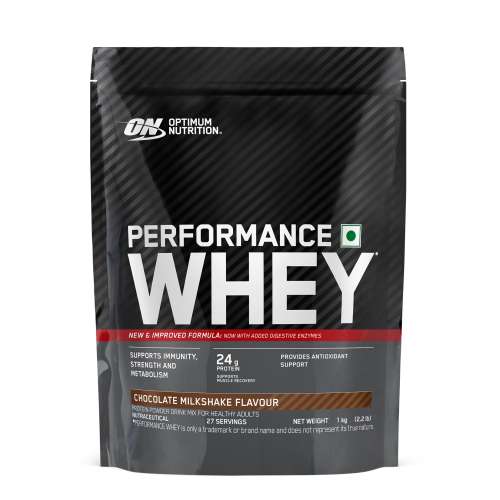 Optimum Nutrition: Performance Whey Protein Powder 1kg - Chocolate Milkshake