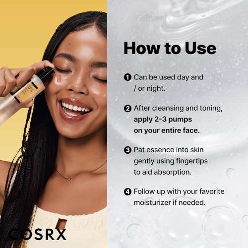 COSRX: Advanced Snail 96 Mucin Power Essence | Deep Hydration | Glass Skin | Snail Mucin | Barrier Repair | 100ml