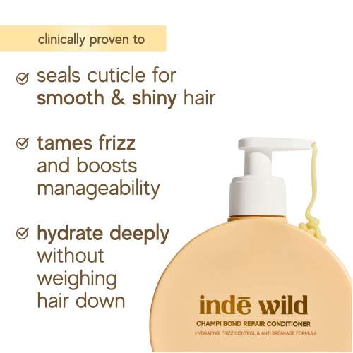 Inde Wild: Inde Wild Champi Bond Repair Conditioner - Hydrating, Frizz Control & Anti Breakage Formula   300ml