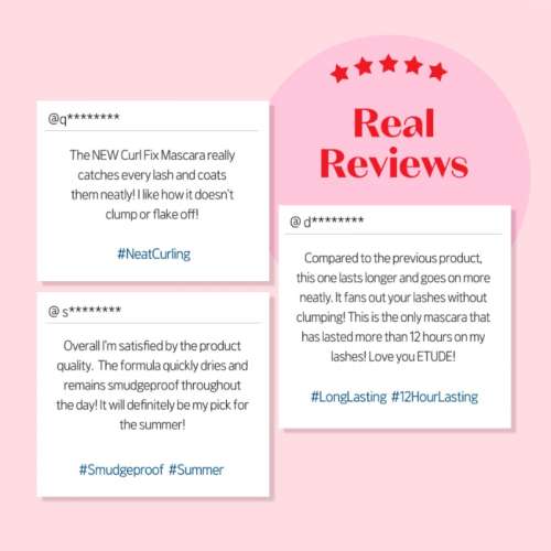 Etude: Curl Fix Mascara 01 Black   15gm