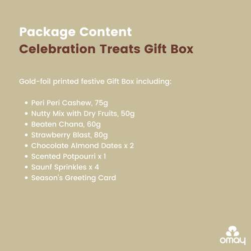 Omay Foods: Omay Foods Celebration Treats New Years Gift Box   900gm