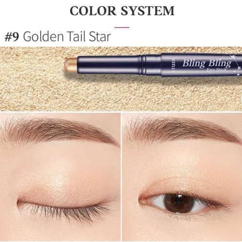 Etude: Bling Bling Eye Stick #09 Golden Tail Star    5gm