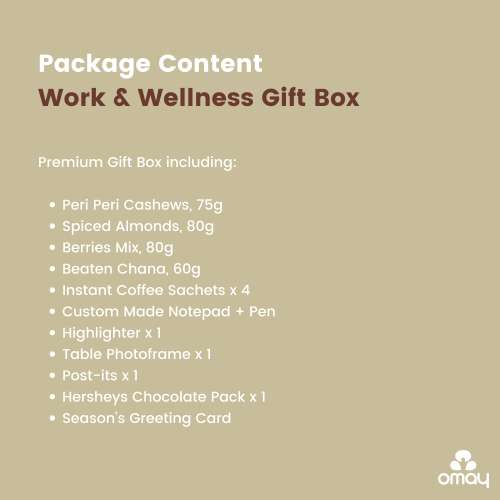 Omay Foods: Omay Foods Work & Wellness New Years Gift Box  1400gm