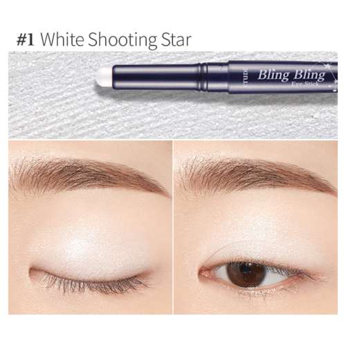Etude: Bling Bling Eye Stick #01 White Shooting Star   5gm