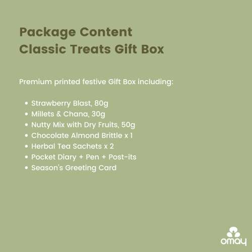 Omay Foods: Omay Foods Classic Treats New Years Gift Box  700gm