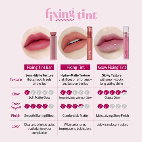 Etude: Glow Fixing Tint 11 Peach Milk Tea  10gm