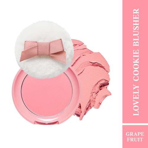 Etude: Lovely Cookie Blusher PK002 Grapefruit Jelly   10.5gm