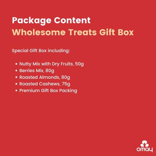 Omay Foods: Omay Foods Wholesome Treats New Years Gift Box   700gm