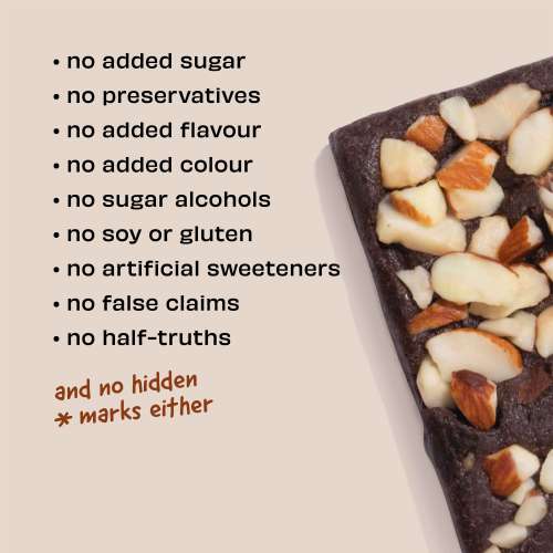The Whole Truth: Protein Bars - Pack of 6 - Coffee Cocoa - Pack of 6 (6 X 52G) - All Natural - No Added Sugar