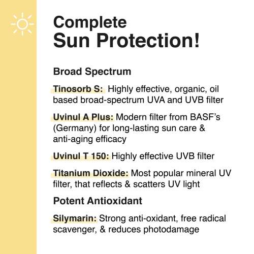 Minimalist: SPF 60 PA ++++ Hybrid Face Sunscreen With Antioxidant Silymarin - 50g