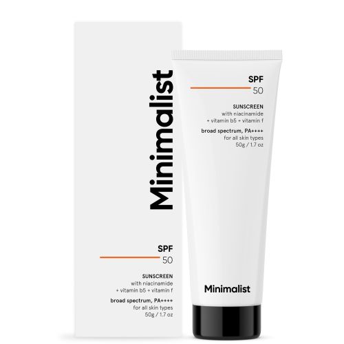 Minimalist: Multi Vitamin SPF 50 PA ++++ Hybrid Sunscreen - 50gm