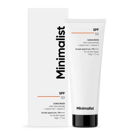 Minimalist: Multi Vitamin SPF 50 PA ++++ Hybrid Sunscreen - 50gm