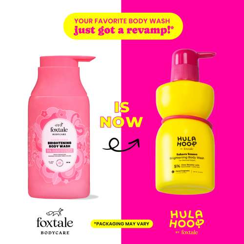 Hula Hoop: Hula Hoop Brightening Body Wash by Foxtale | Exfoliates & Reduces Tan | 250ml