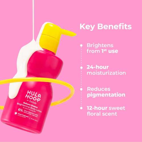 Hula Hoop: Hula Hoop Brightening Body Lotion by Foxtale | Brightens & Hydrates | 200ml