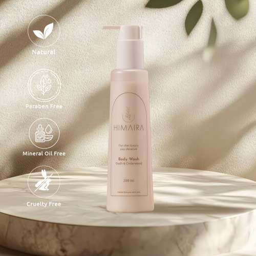 Himaira: Oudh & Cedarwood Body Wash - 200ml