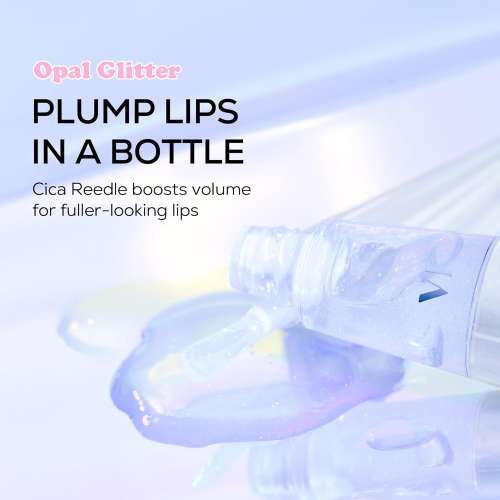 VT Cosmetics: Reedle Shot Lip Plumper Crystal Glitter | Lip Volumizing | Micro-Needling | Plump Lips | Crystal Shimmer | 4.3gm